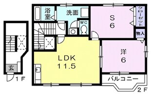 カーサ　セレーノの物件間取画像